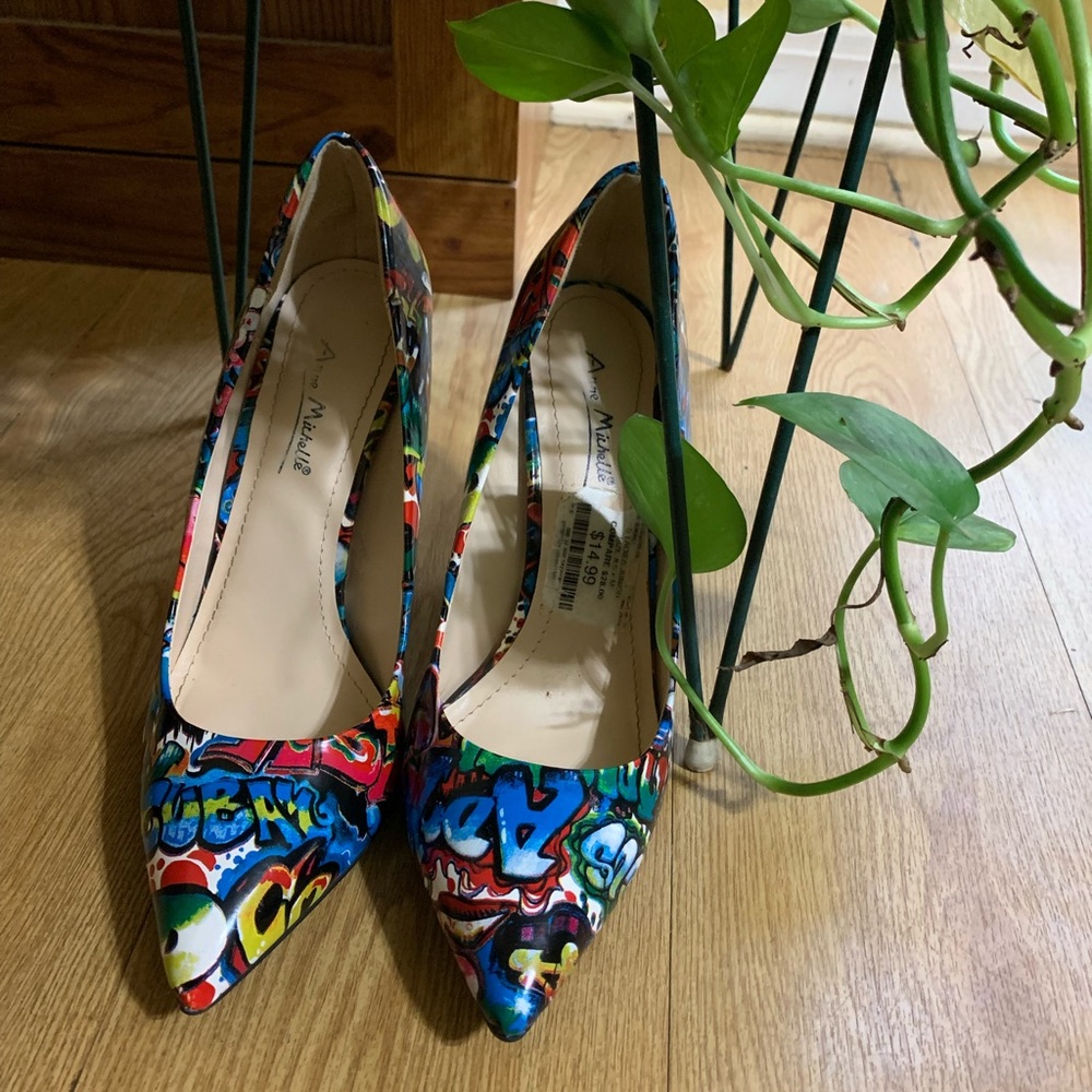 Graffiti Art High Heels